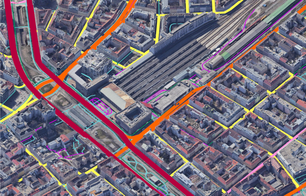 3d model Westbahnhof with 